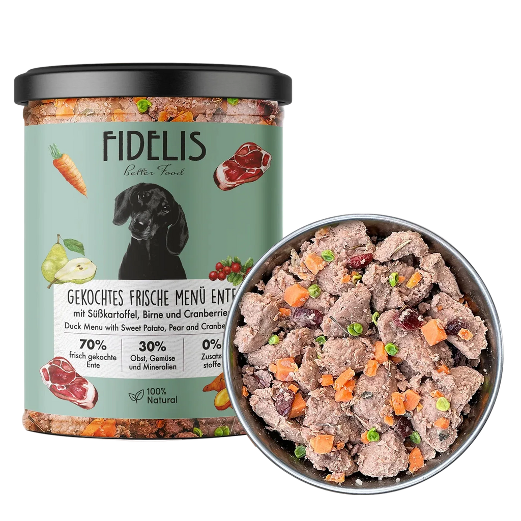 Fidelis Dampkokt Ferskfôr And 400 g