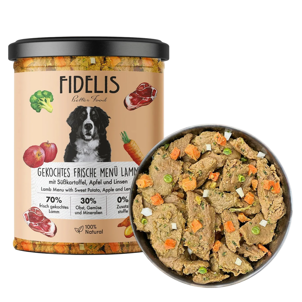 Fidelis Dampkokt Ferskfôr Lam 400 g