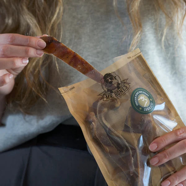 Mr. Bones Strimler av Iberisk Griseøre 70 g